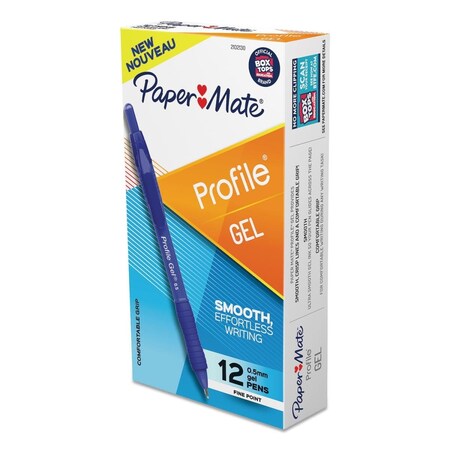 Sanford 0.5 mm Profile Retractable Fine Gel Pen, Blue PAP2102130